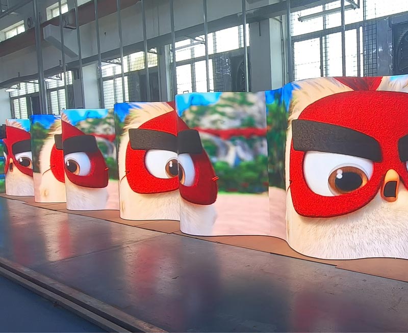 Ultra-thin Flexible LED Rental Display for Event Decoration