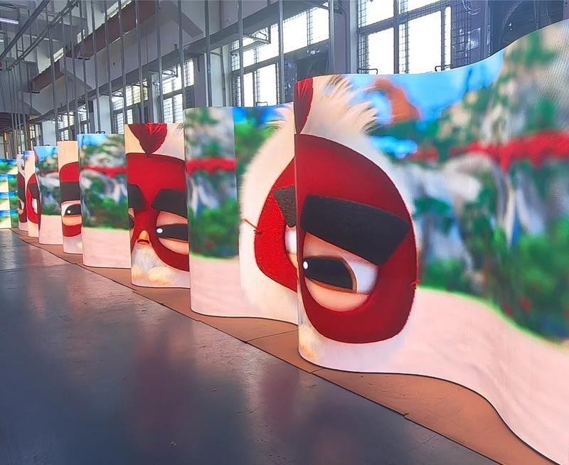 Ultra-thin Flexible LED Rental Display for Event Decoration